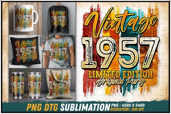 Download Vintage 1957 Limited Edition Original - Premium Resources