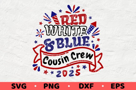 Download Red White and Blue Cousin Crew 2024 - 2024 Collection