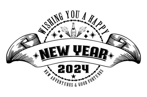 Download Happy New Year 2024 EPS SVG PNG - 2024 Collection